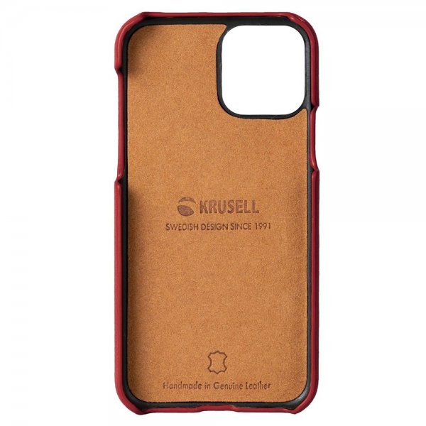 Krusell iPhone 11 Skal Sunne CardCover Vintage Red