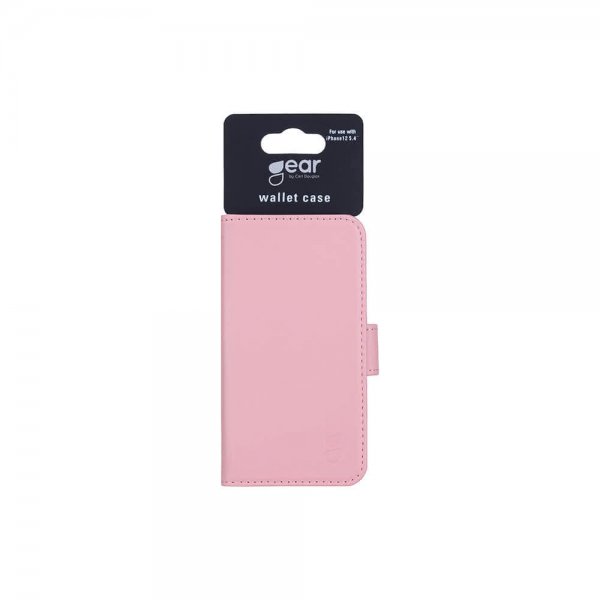 Gear iPhone 12 Mini Fodral med Kortfack Rosa