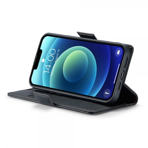 CaseMe iPhone 12/iPhone 12 Pro Fodral 023 Series Svart