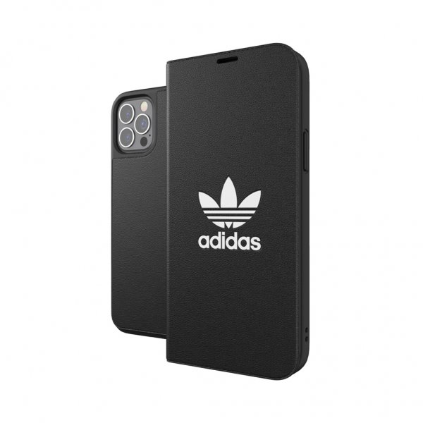 Adidas iPhone 12/iPhone 12 Pro Fodral Booklet Case Basic Svart