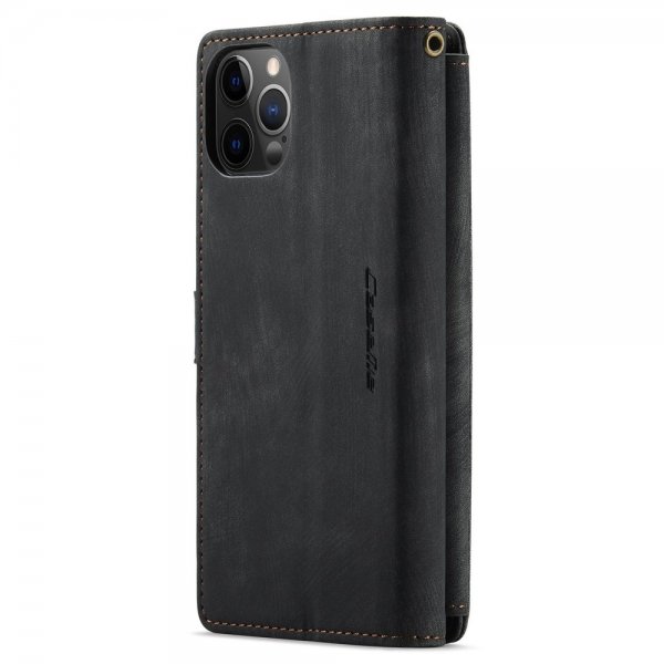 CaseMe iPhone 12/iPhone 12 Pro Fodral C30 Series Svart