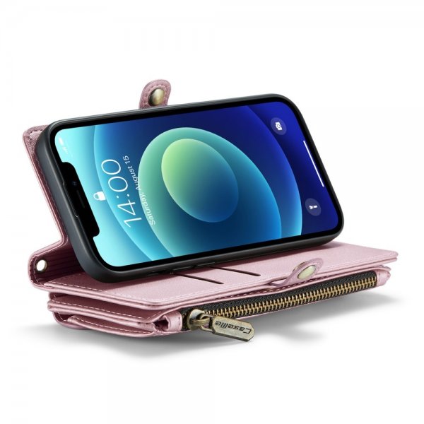 CaseMe iPhone 12/iPhone 12 Pro Fodral C36 Series Rosa