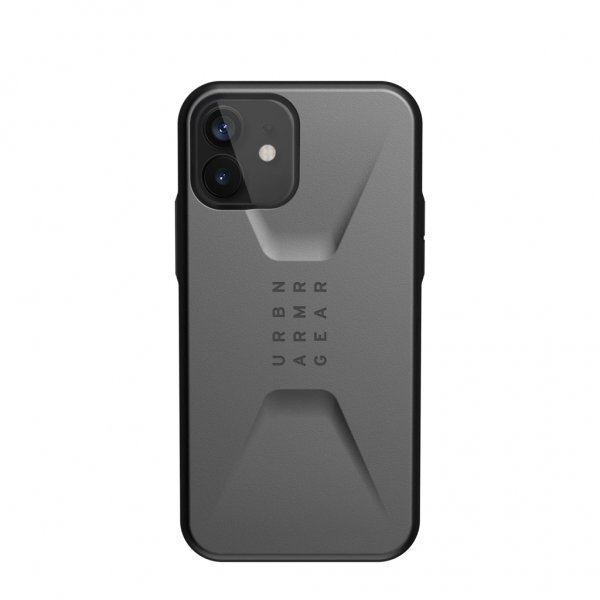 Urban Armor Gear (UAG) iPhone 12/iPhone 12 Pro Skal Civilian Silver