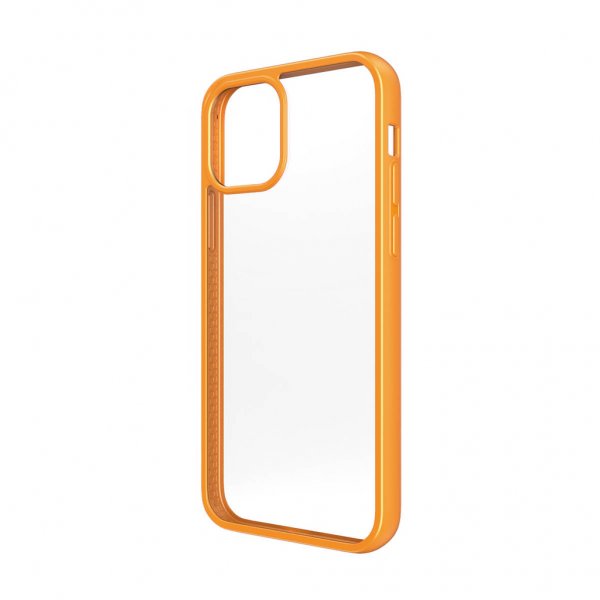 PanzerGlass iPhone 12/iPhone 12 Pro Skal ClearCase Color PG Orange