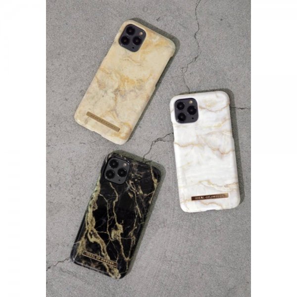Ideal of Sweden iPhone 12/iPhone 12 Pro Skal Fashion Case Golden Pearl Marble