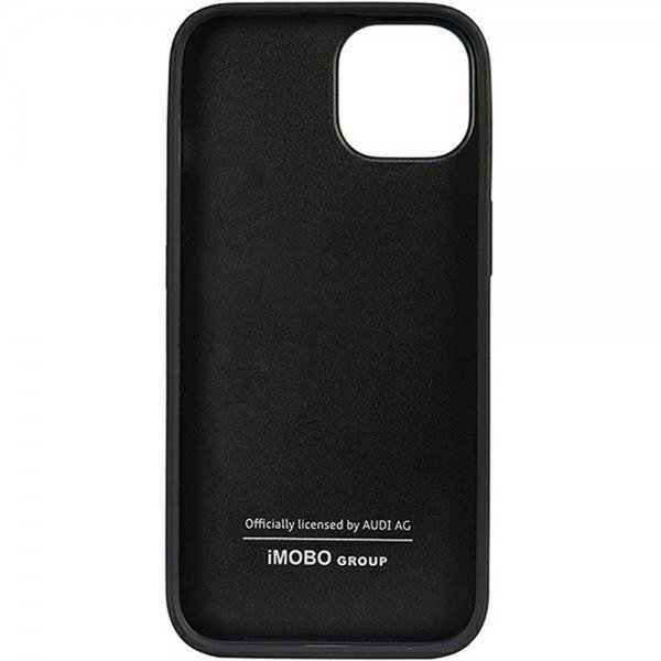 Audi iPhone 12/iPhone 12 Pro Skal Genuine Leather Case Svart