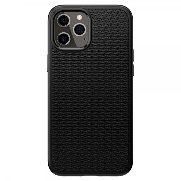 Spigen iPhone 12/iPhone 12 Pro Skal Liquid Air Matte Black