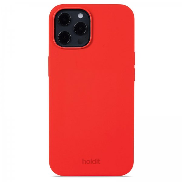 holdit iPhone 12/iPhone 12 Pro Skal Silikon Chili Red