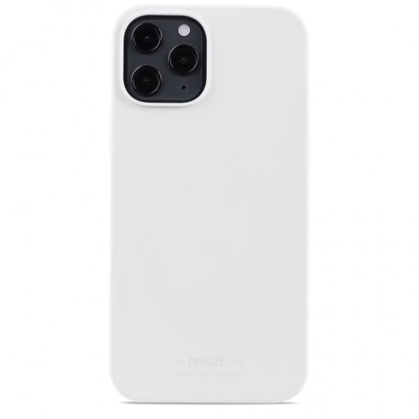 holdit iPhone 12/iPhone 12 Pro Skal Silikon Vit