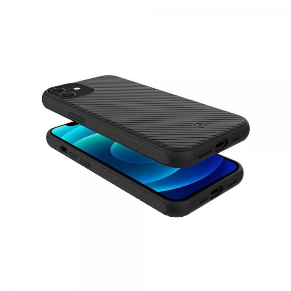 Celly iPhone 12/iPhone 12 Pro Skal ULTRAMAG Svart