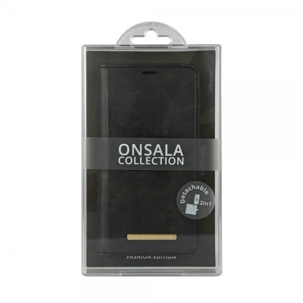 Onsala iPhone 12/iPhone 12 Pro Fodral Fashion Edition Löstagbart Skal Midnight Black