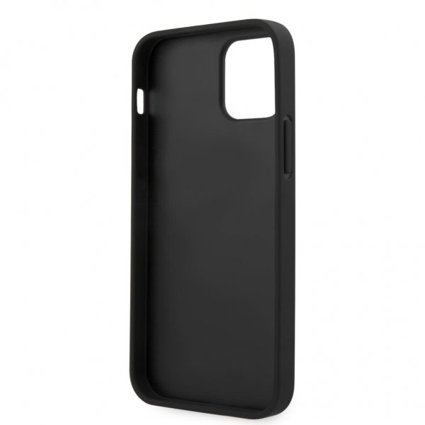 Guess iPhone 12/iPhone 12 Pro Skal Saffiano V Stitch Svart