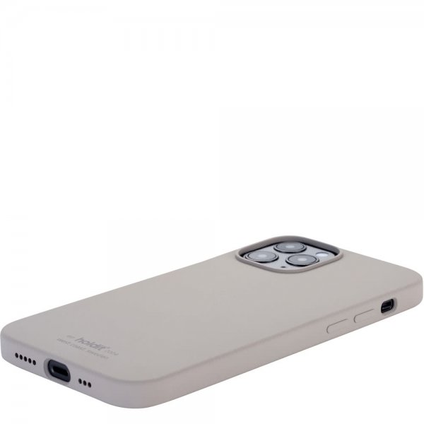 holdit iPhone 12/iPhone 12 Pro Skal Silikon Taupe