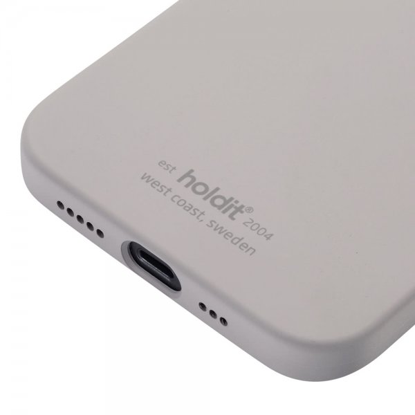 holdit iPhone 12/iPhone 12 Pro Skal Silikon Taupe