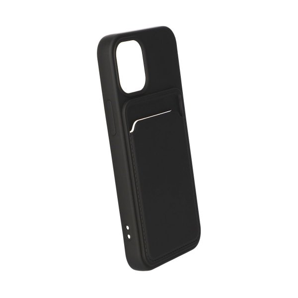 iPhone 12 Mini Skal Korthållare Svart