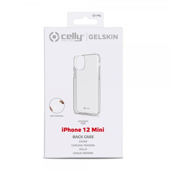 Celly iPhone 12 Mini Skal GELSKIN Transparent