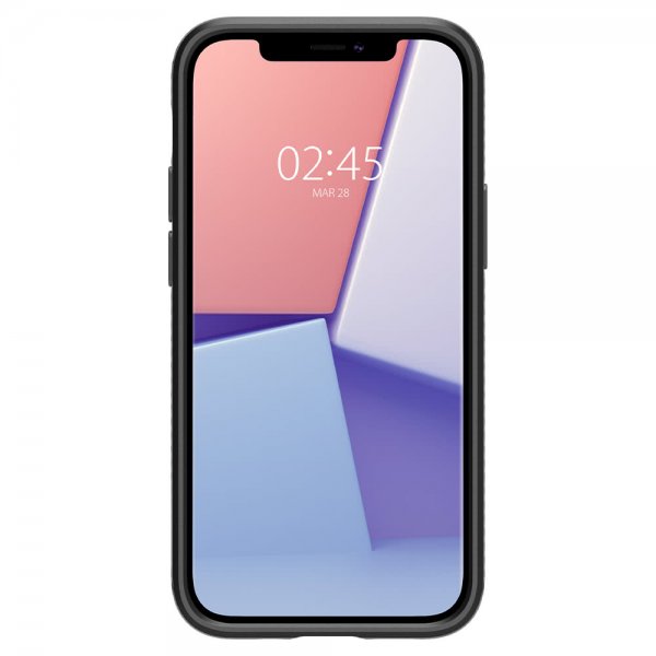 Spigen iPhone 12 Mini Skal Liquid Air Matte Black