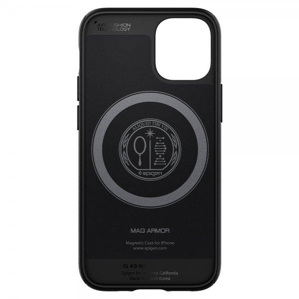 Spigen iPhone 12 Mini Skal Mag Armor Matte Black