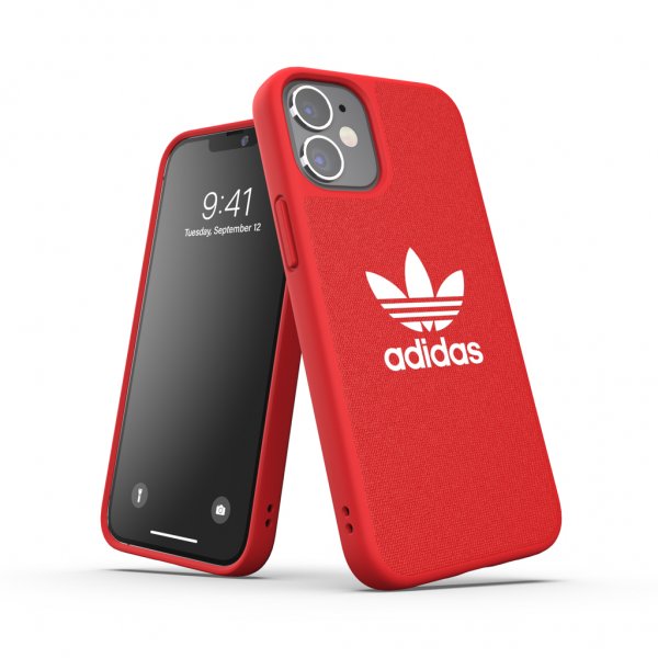 Adidas iPhone 12 Mini Skal Moulded Case Canvas Scarlet