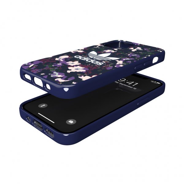 Adidas iPhone 12 Mini Skal Snap Case Graphic AOP Collegiate Navy/Active Purple