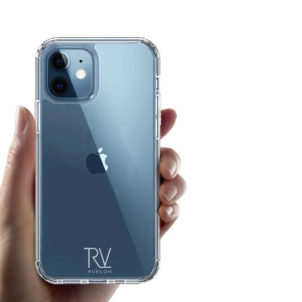 Rvelon iPhone 12 Mini Skal Stöttålig Transparent