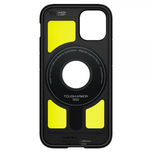 Spigen iPhone 12 Mini Skal Tough Armor Mag Svart