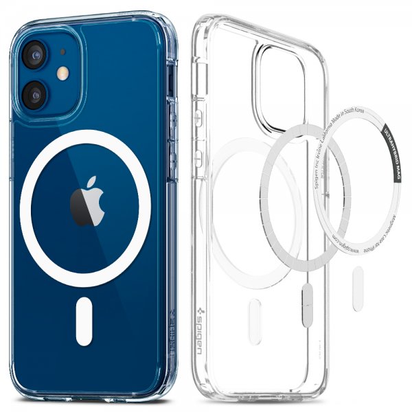 Spigen iPhone 12 Mini Skal Ultra Hybrid Mag Vit