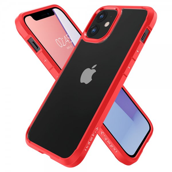 Spigen iPhone 12 Mini Skal Ultra Hybrid Röd