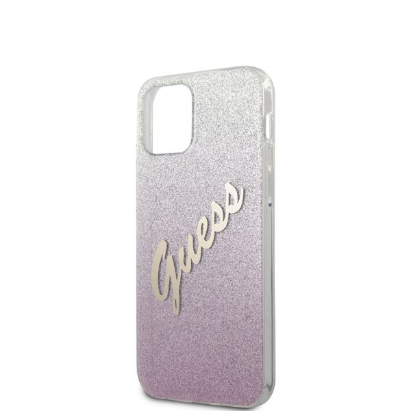 Guess iPhone 12 Mini Skal Vintage Gradient Rosa