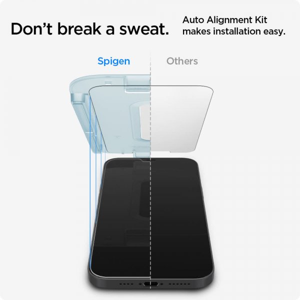 Spigen iPhone 12 Mini Skärmskydd GLAS.tR EZ Fit 2-pack