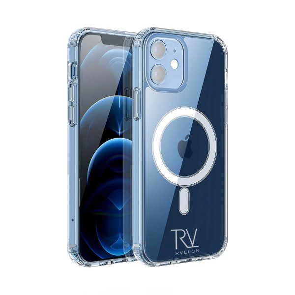 Rvelon iPhone 12 Mini Skal TPU MagSafe Transparent