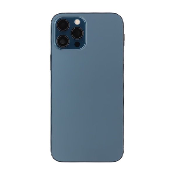 iPhone 12 Pro Max Baksida med Komplett Ram OEM - Blå
