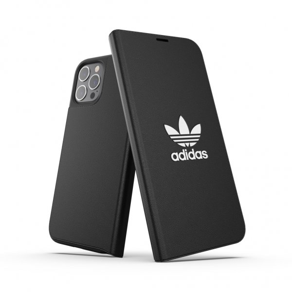 Adidas iPhone 12 Pro Max Fodral Booklet Case Basic Svart