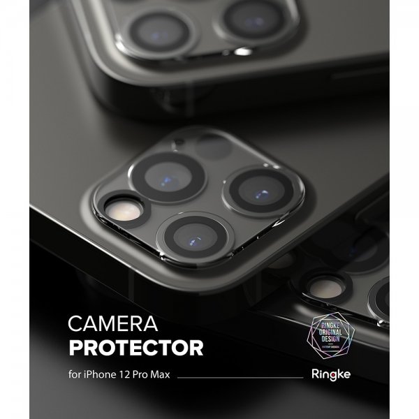 Ringke iPhone 12 Pro Max Kameraskydd Camera Protector Glass 2-pack