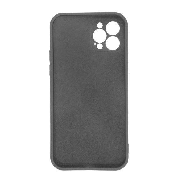 iPhone 12 Pro Max Skal Silikon Svart