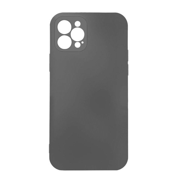 iPhone 12 Pro Max Skal Silikon Svart