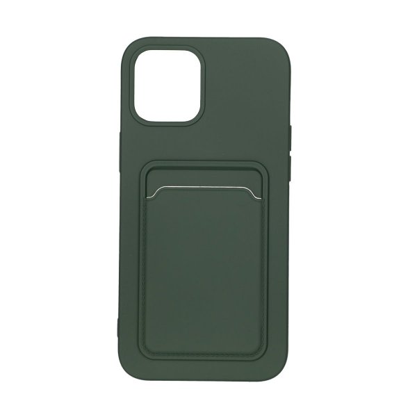 iPhone 12 Pro Max Skal Korthållare Grön