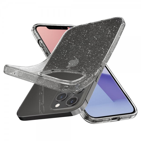 Spigen iPhone 12 Pro Max Skal Liquid Crystal Glitter Crystal Quartz