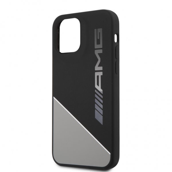 AMG iPhone 12 Pro Max Skal Liquid Silicone Grå