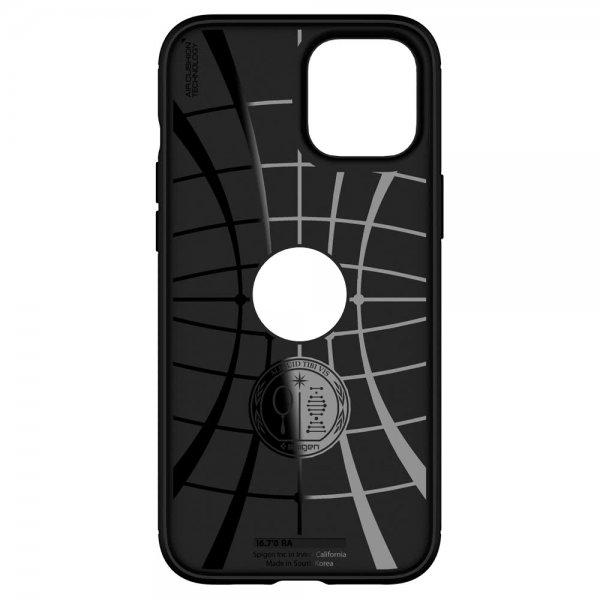 Spigen iPhone 12 Pro Max Skal Rugged Armor Matte Black