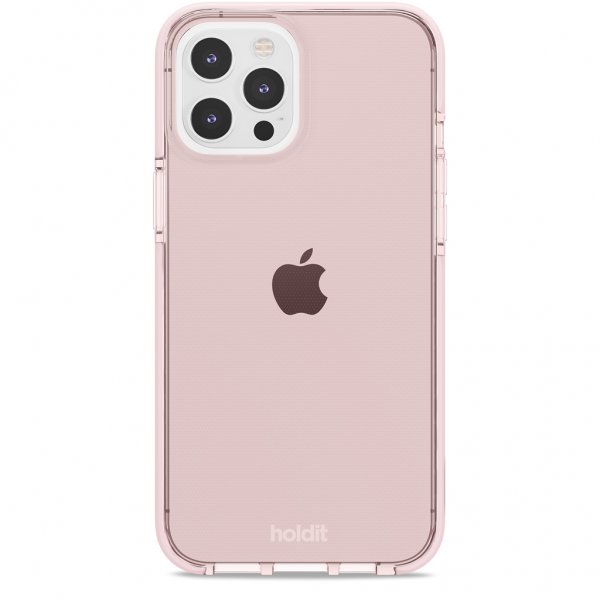 holdit iPhone 12 Pro Max Skal Seethru Blush Pink