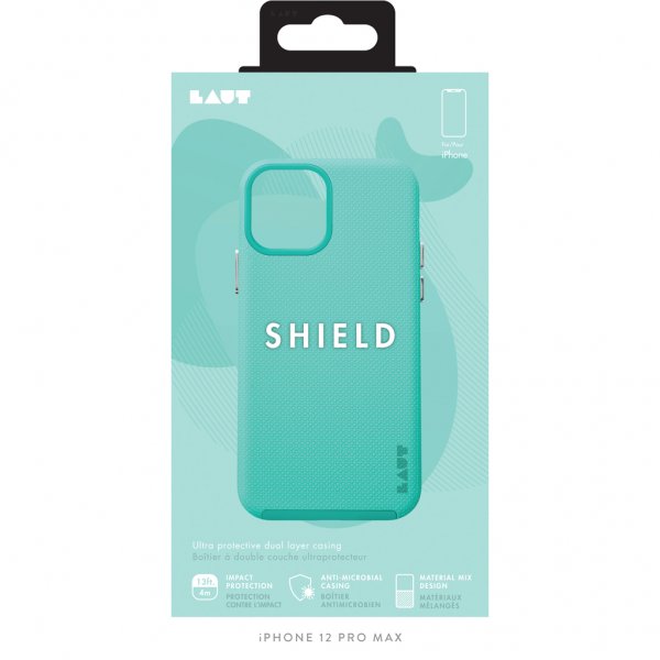 LAUT iPhone 12 Pro Max Skal SHIELD Mint