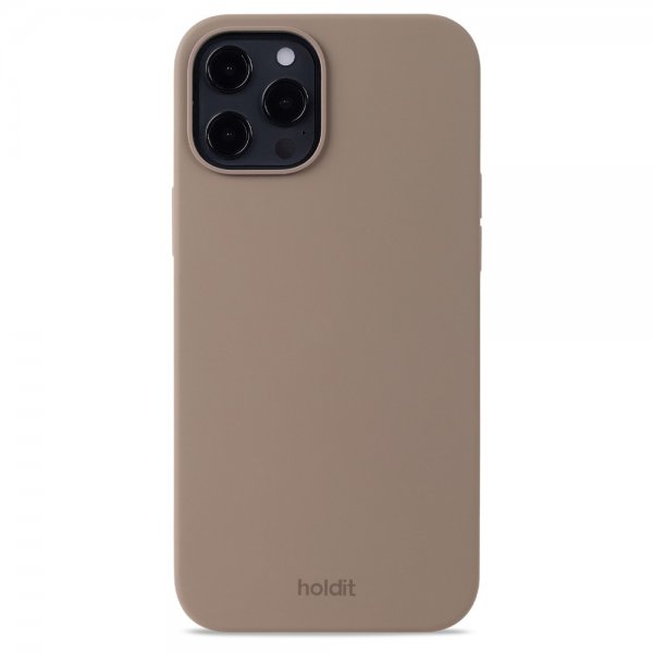 holdit iPhone 12 Pro Max Skal Silikon Mocha Brown