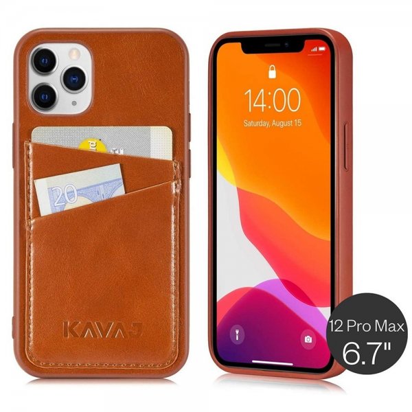 KAVAJ iPhone 12 Pro Max Skal Tokyo Brun