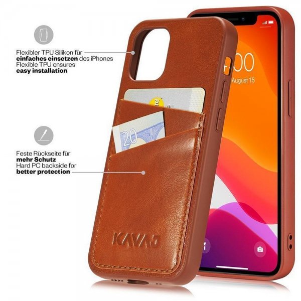 KAVAJ iPhone 12 Pro Max Skal Tokyo Brun