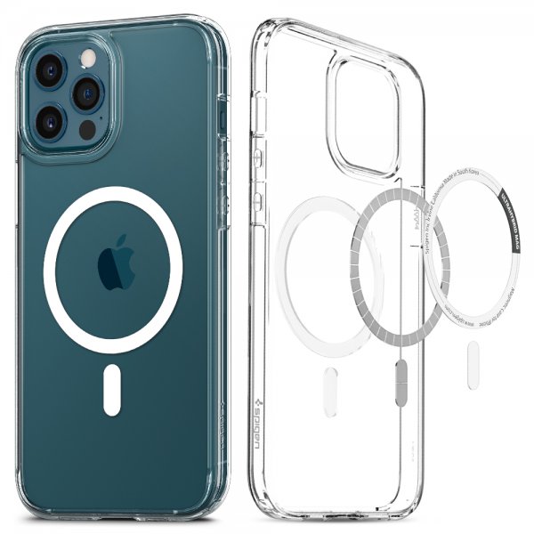 Spigen iPhone 12 Pro Max Skal Ultra Hybrid Mag Vit