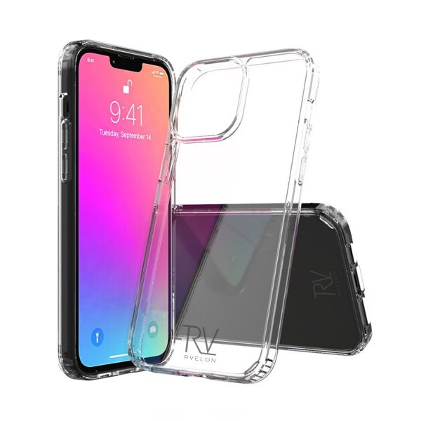Rvelon iPhone 12 Pro Max Skal Stöttålig Transparent