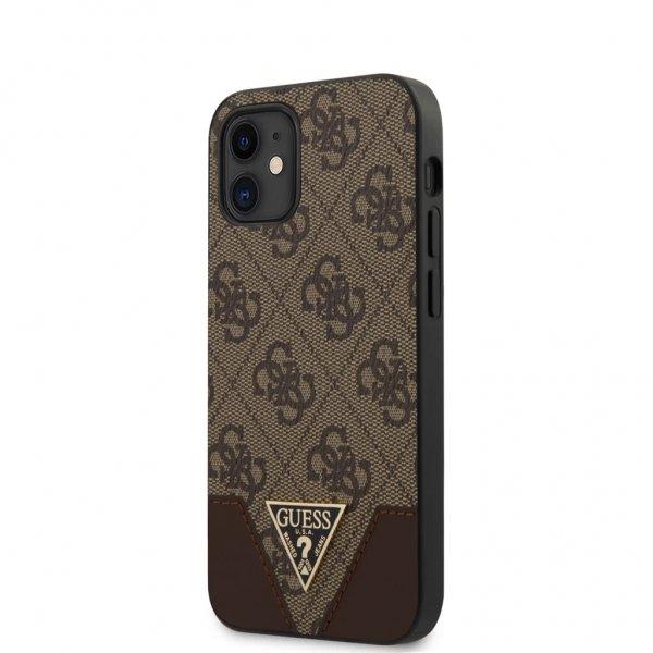 Guess iPhone 12 Mini Skal 4G Brun