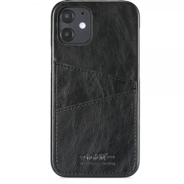 holdit iPhone 12 Mini Skal med Kortfack Svart