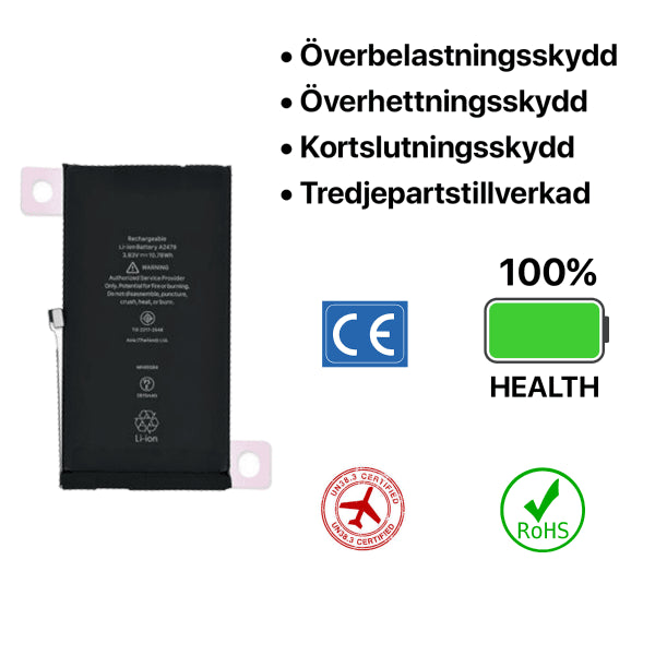 iPhone 12/12 Pro Batteri Hög Kvalité